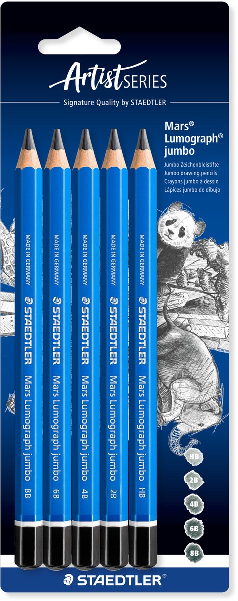 Staedtler Mars Lumograph Jumbo ass./bk