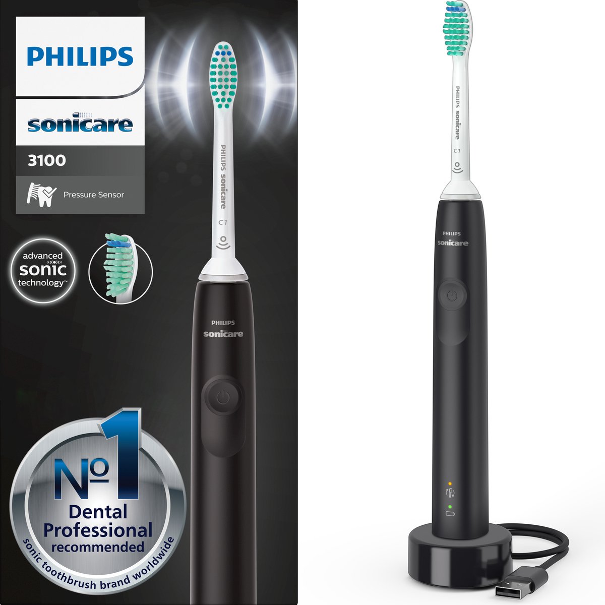 Philips Eltandbørste Sonicare 3100 series HX3671/14