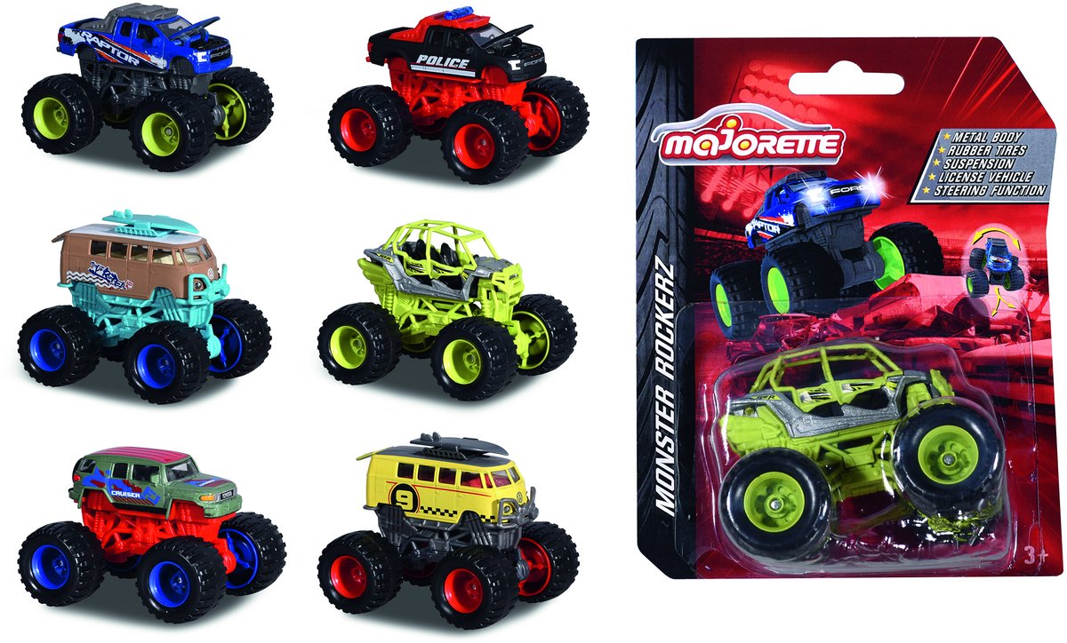 Majorette Monster Rockerz Monster Truck - Assorted