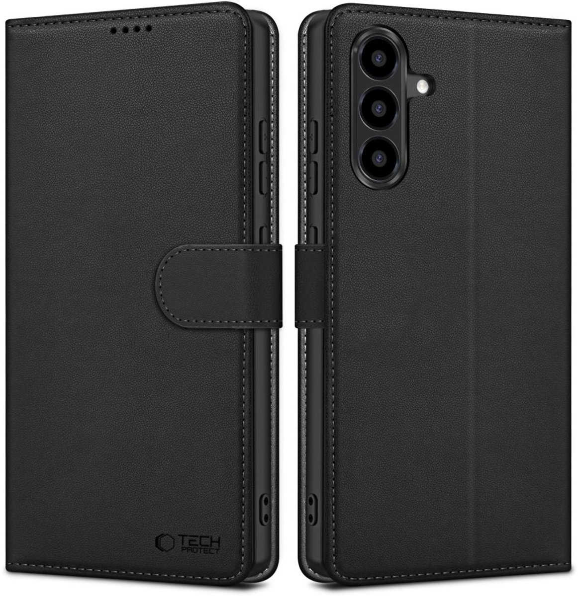 Tech-Protect Wallet Case for Samsung Galaxy A36 / A56 / A37 5G - Black