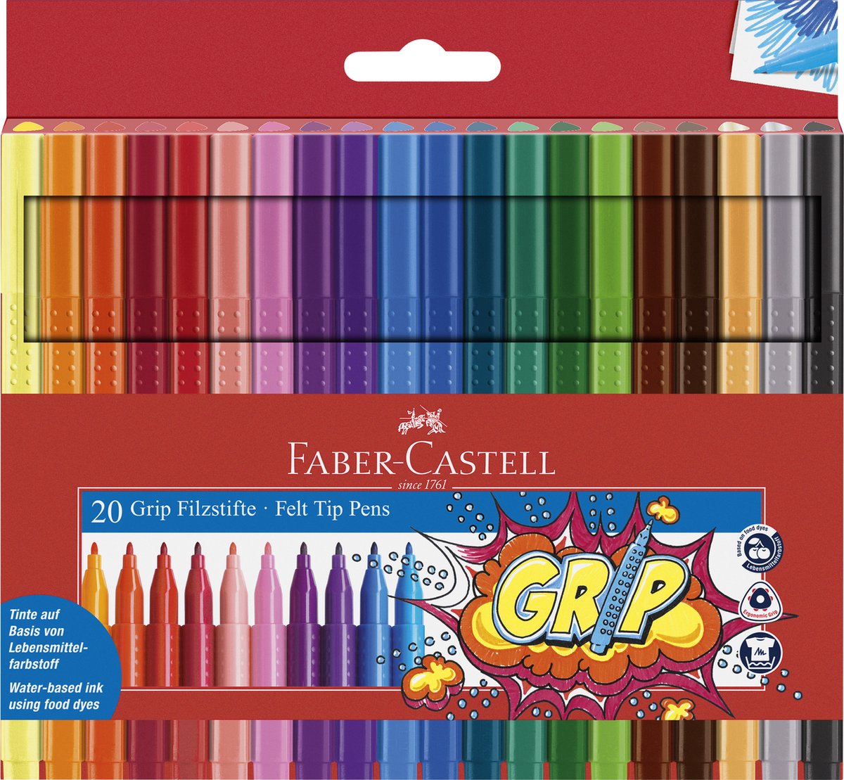 Faber-Castell Tusser Grip 20 stk