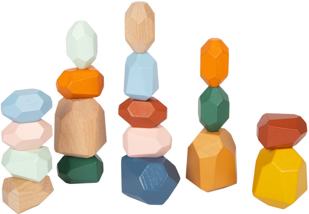 Small Foot Wooden Balance Blocks Safari 18 pcs.
