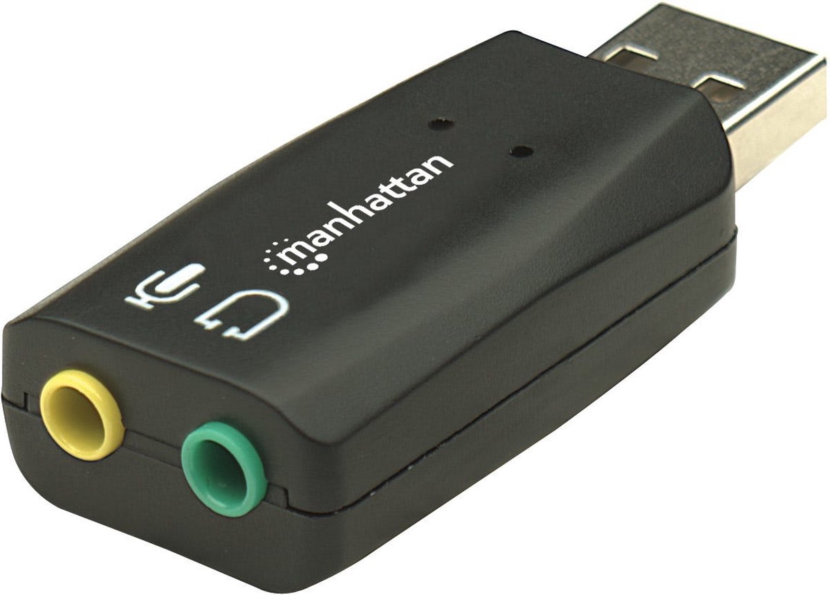 IC INTRACOM Manhattan Sound Adapter USB-A to 3.5mm