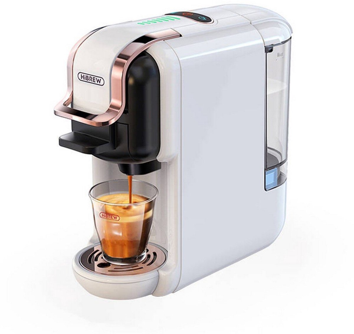 HiBREW Capsule coffee maker 5 in 1 H2B (white)