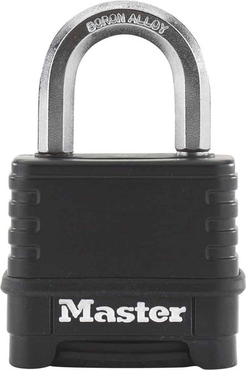 Master Lock P55996 Cadenas 56 mm noir avec serrure à combinaison