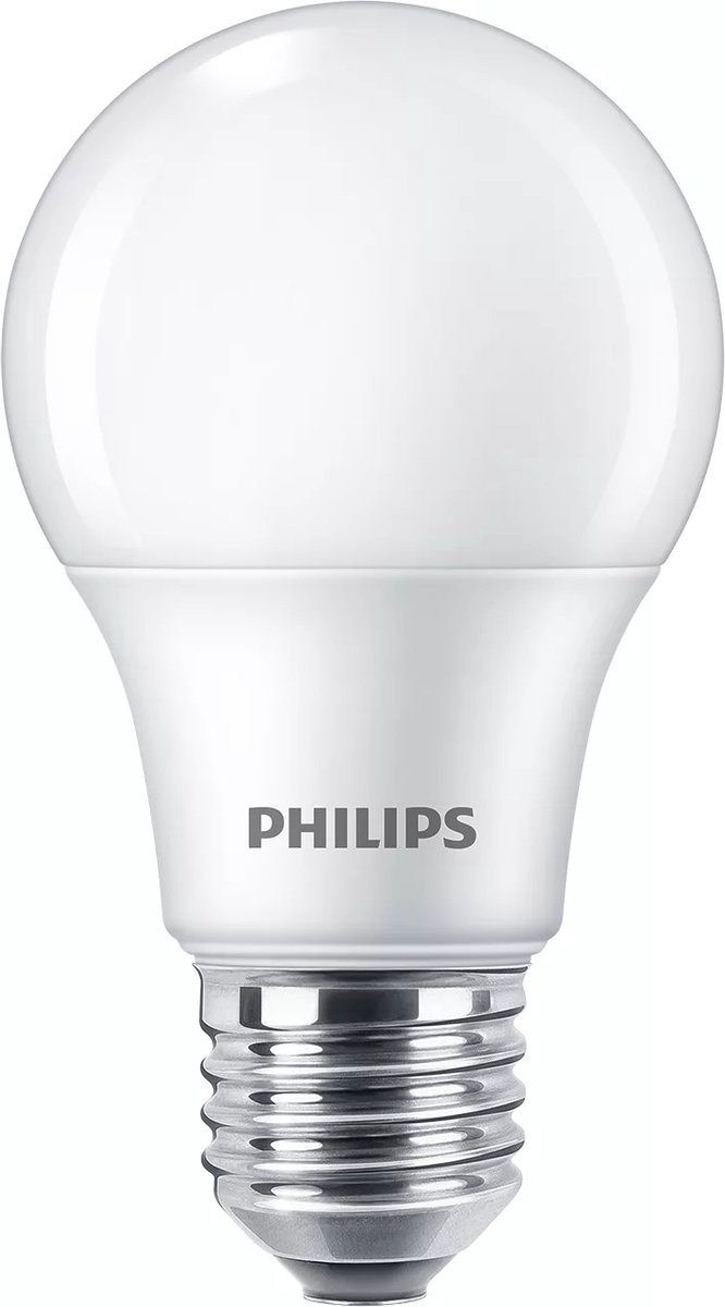 Philips LED pære Standard 8W/827 (60W) Mat 6-pak E27