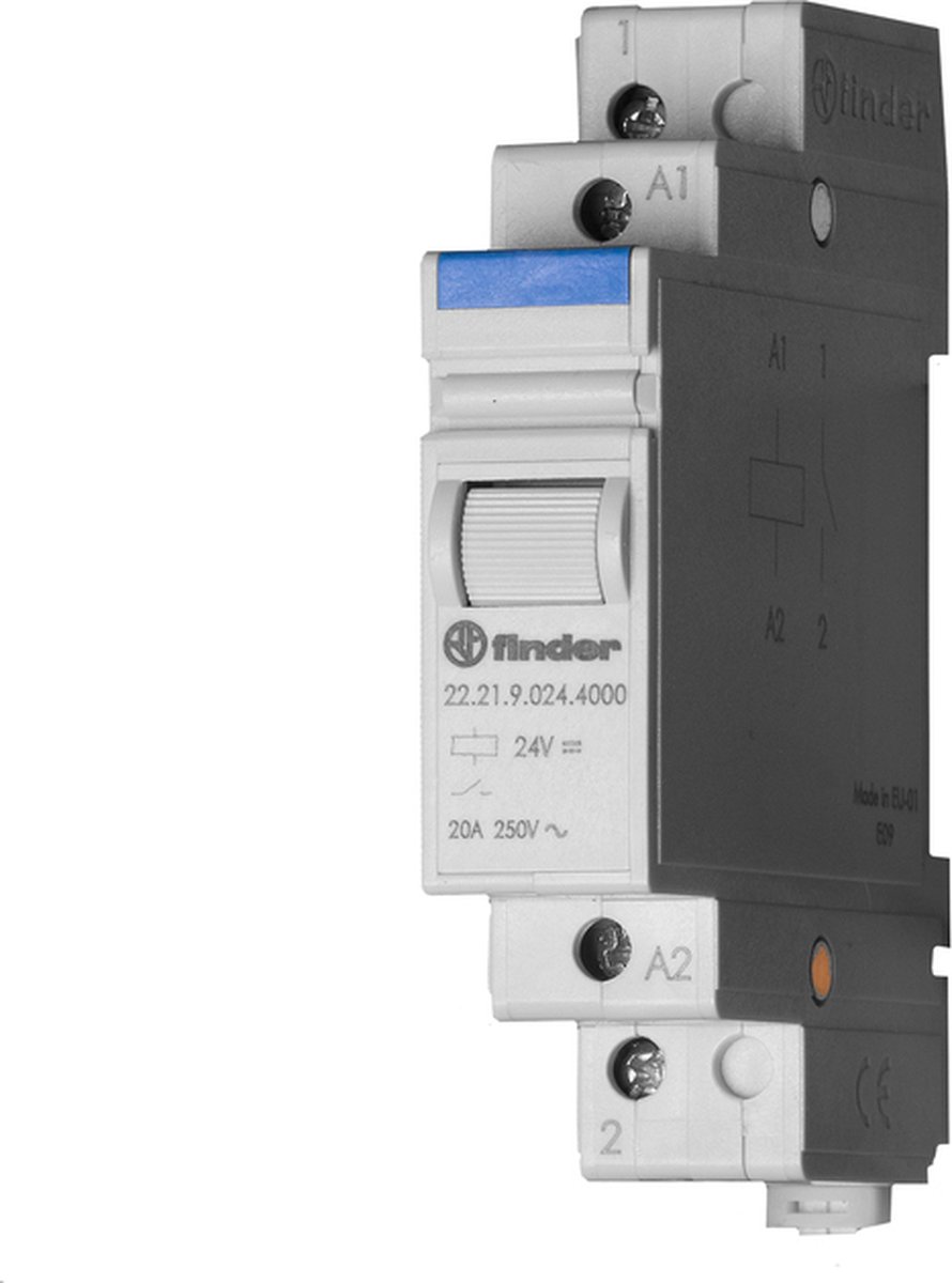 Télérupteur pour profilé Finder 20.21.9.024.4000 1 NO (T) 24 V/DC 16 A 4000 VA 1 pc(s)
