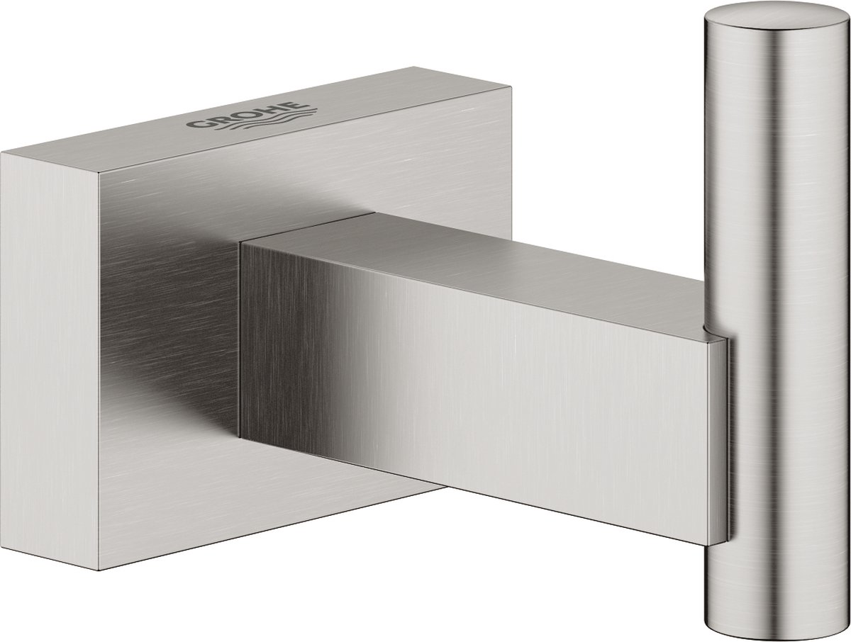 Grohe Essentials Cube Håndklædekrog Supersteel