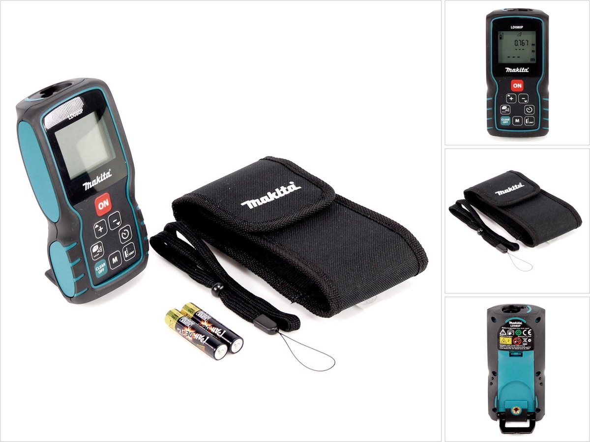 Makita LD080P Télémètre laser trépied 80 m