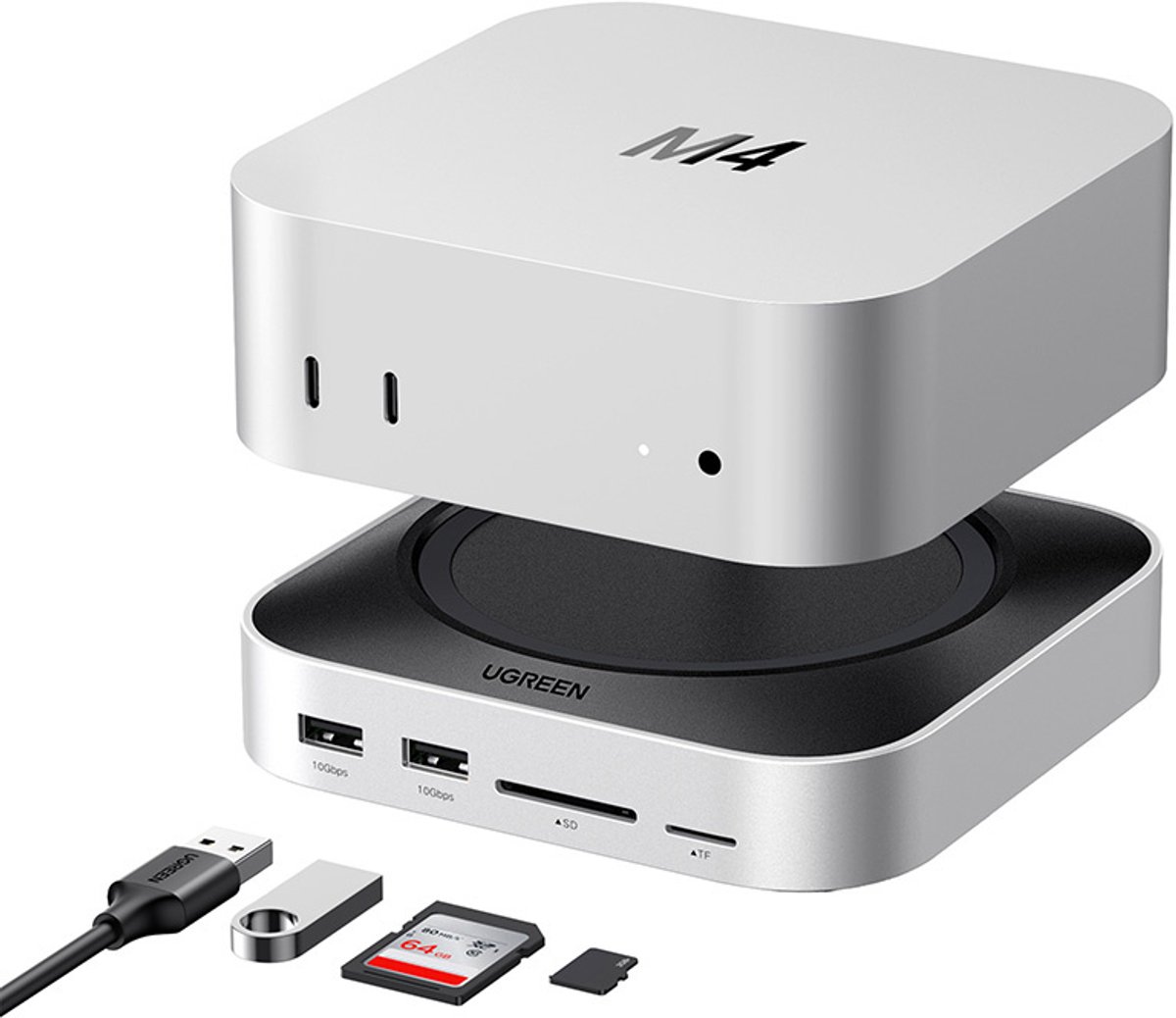 UGREEN Mac Mini M4 Docking Station (11-Port 8TB 10Gbps)