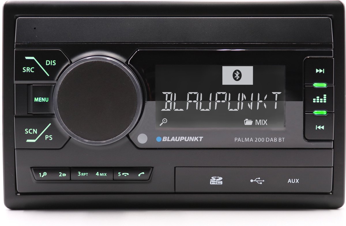 Blaupunkt Palma 200 DAB BT Autoradio 2 DIN kit mains libres bluetooth, tuner DAB+