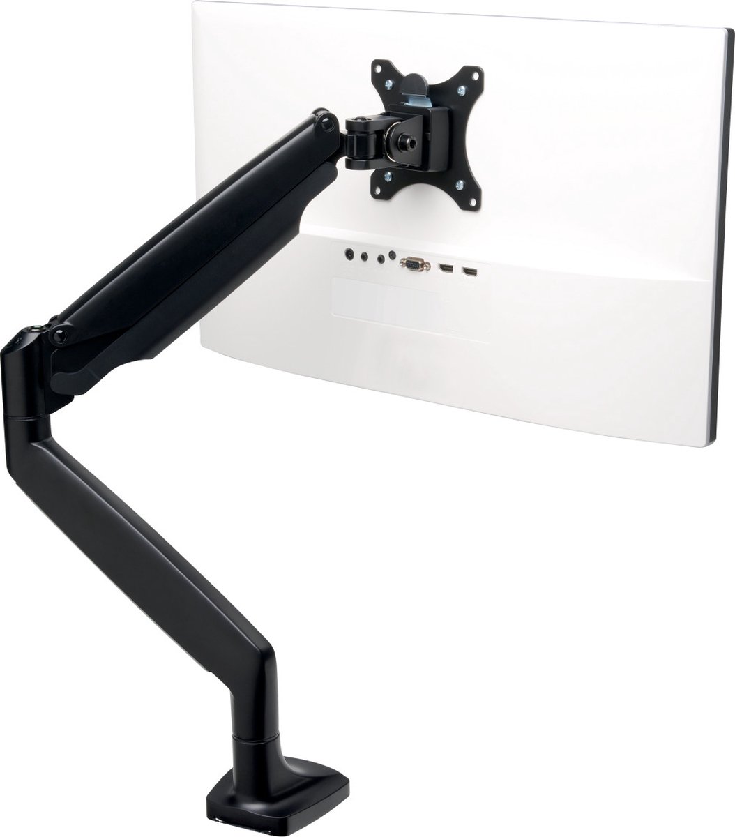 Kensington SmartFit® One-Touch højdejusterbar enkelt monitorarm Sort
