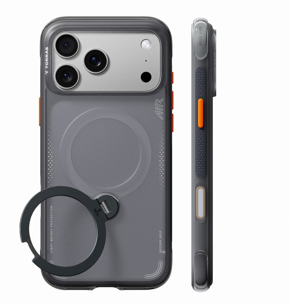 Torras Ostand Q3 Air - black - iPhone 18 Pro