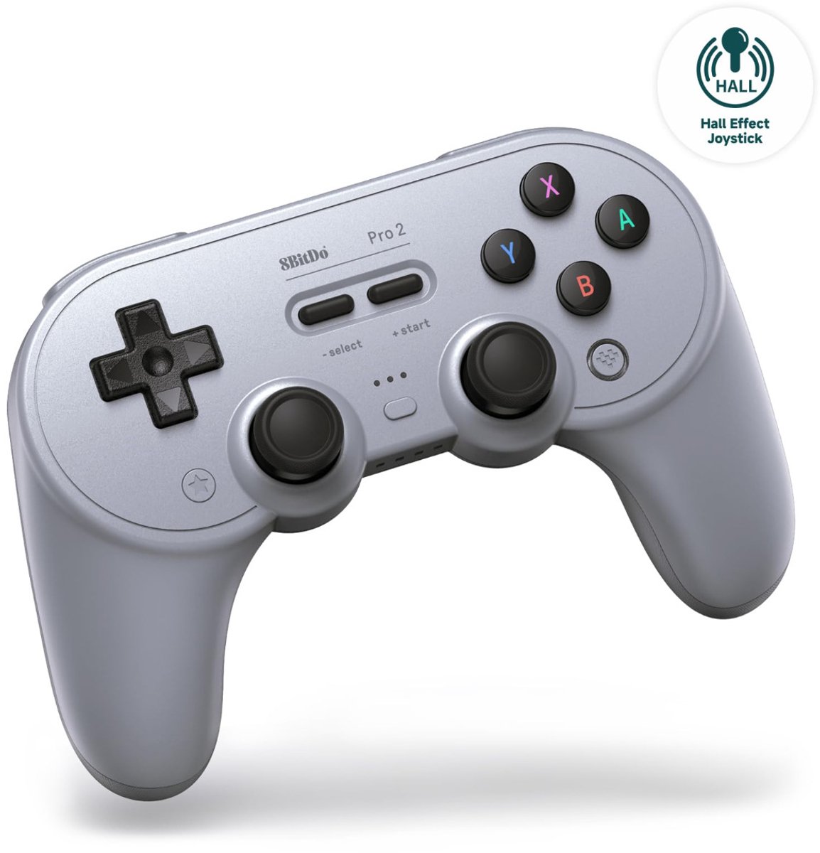 8BitDo PRO 2 (Hall Effect) - Grey - Wireless Controller - Android