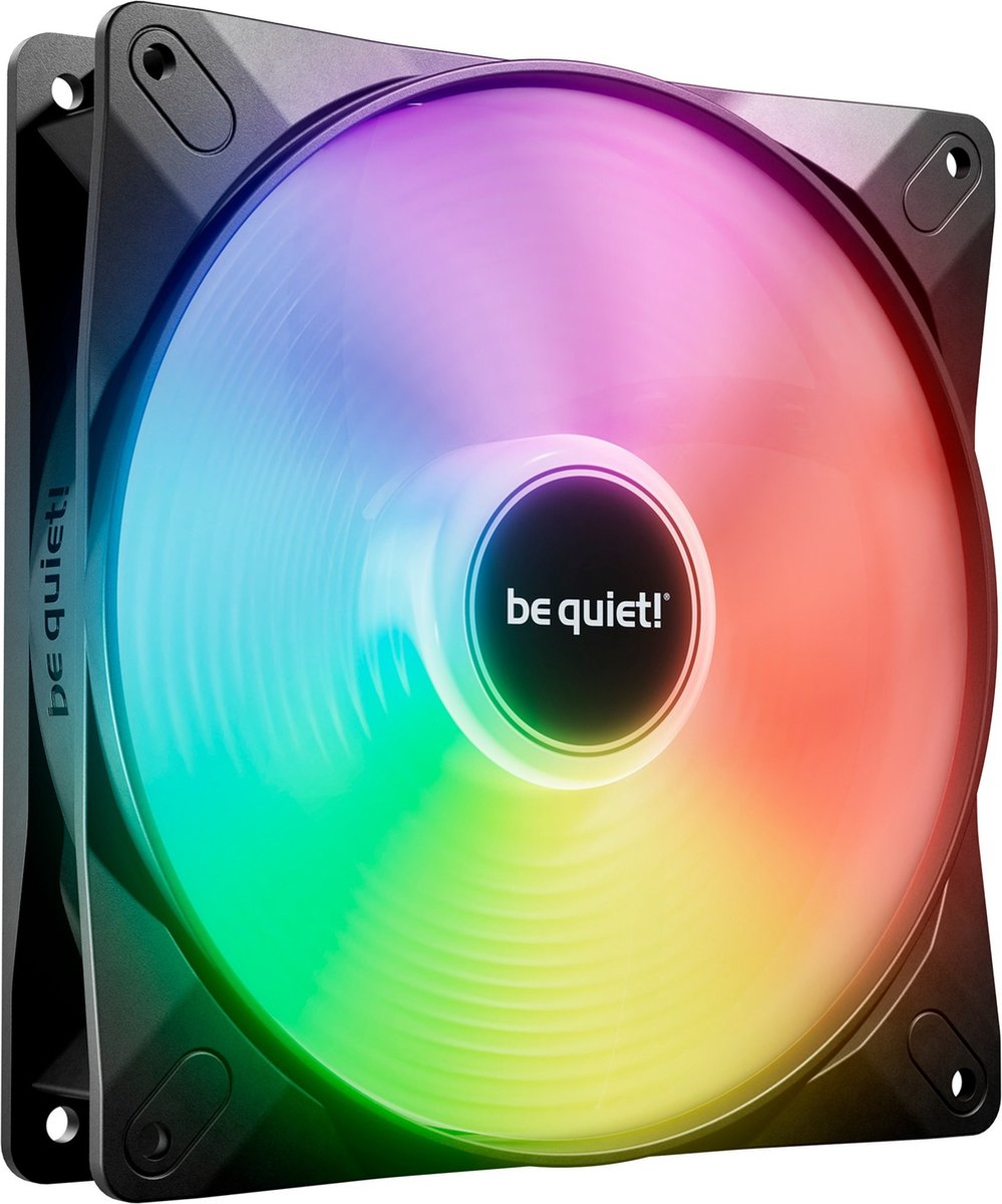 be quiet! LIGHT WINGS LX 140mm PWM high-speed - Kabinet køler - 140mm - Sort med RGB LED lys - 23 dBA