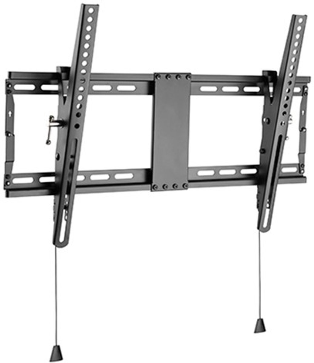 Gembird WM-80T-01 - mounting kit - for flat panel - tilt - fine texture black - Maks 70 kg - Maks størrelse 80"