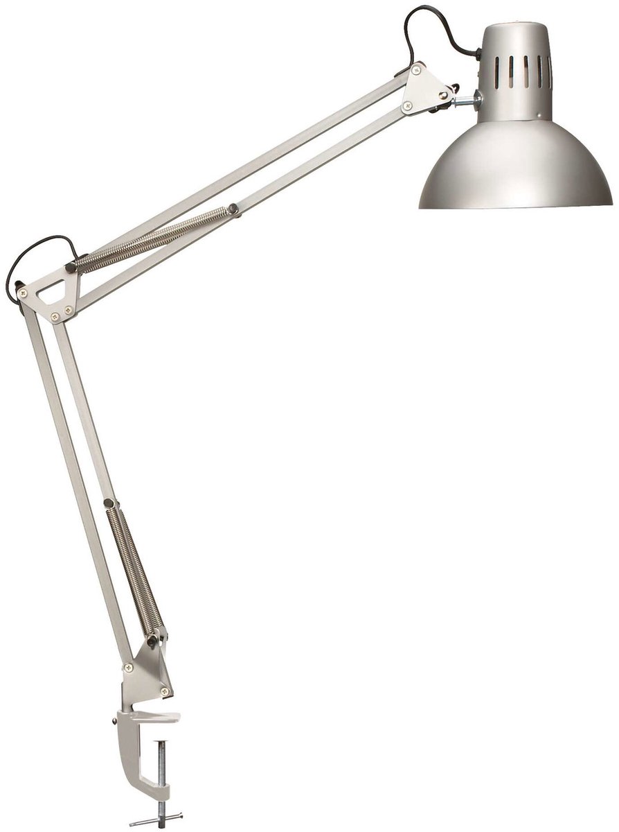 Maul JAKOB MAUL - Tischleuchte MAULstudy LED Klemme si 8201195 Lampe LED à pince LED E27 7 W argent