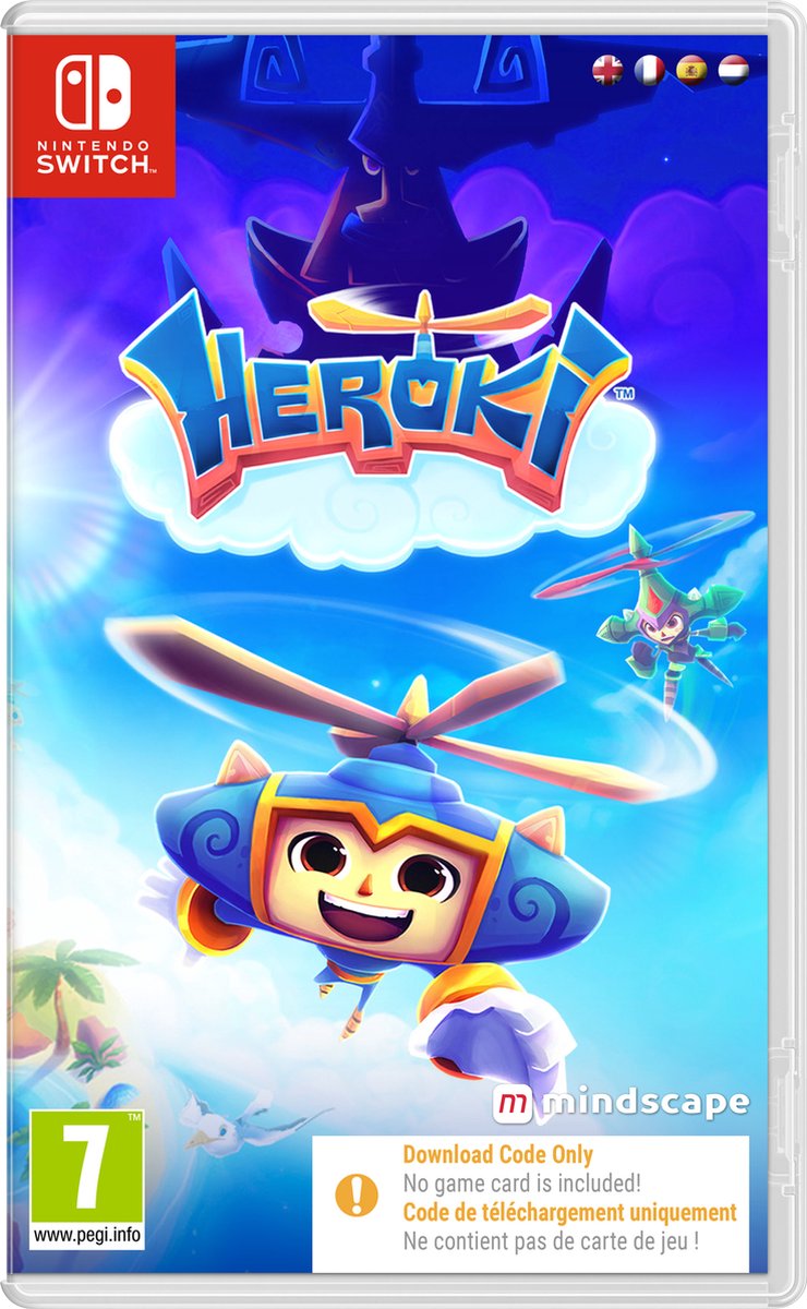 Heroki (Code in a Box) - Nintendo Switch - Platformer