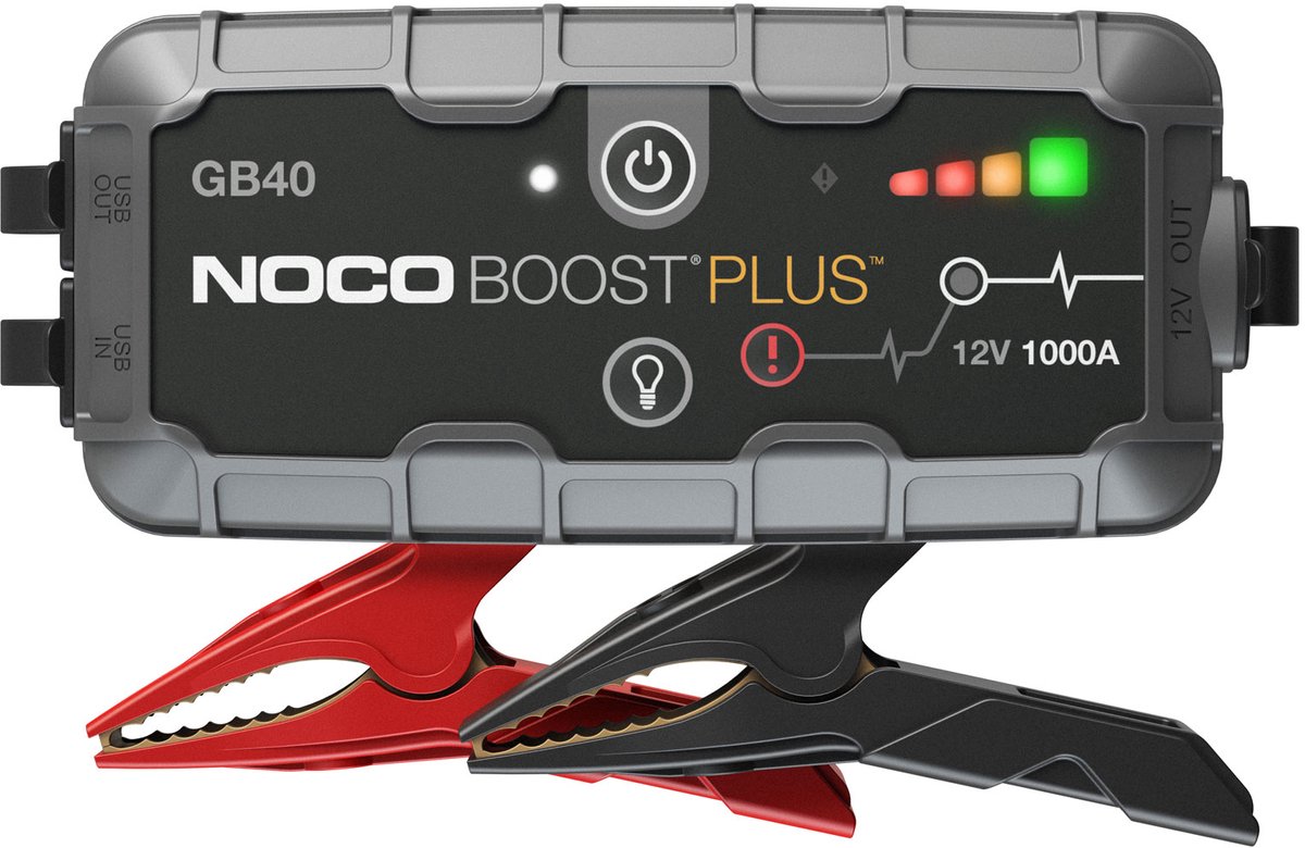 NOCO Aide au démarrage GB40 Boost 12V 1000A GB40 Courant daide au démarrage (12 V)=1000 A lampe de travail