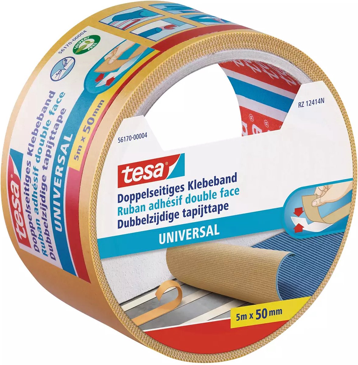 tesa EXTRA POWER 56064-00500-00 Bande de réparation noir (L x l) 2.5 m x 19 mm 3 pc(s)