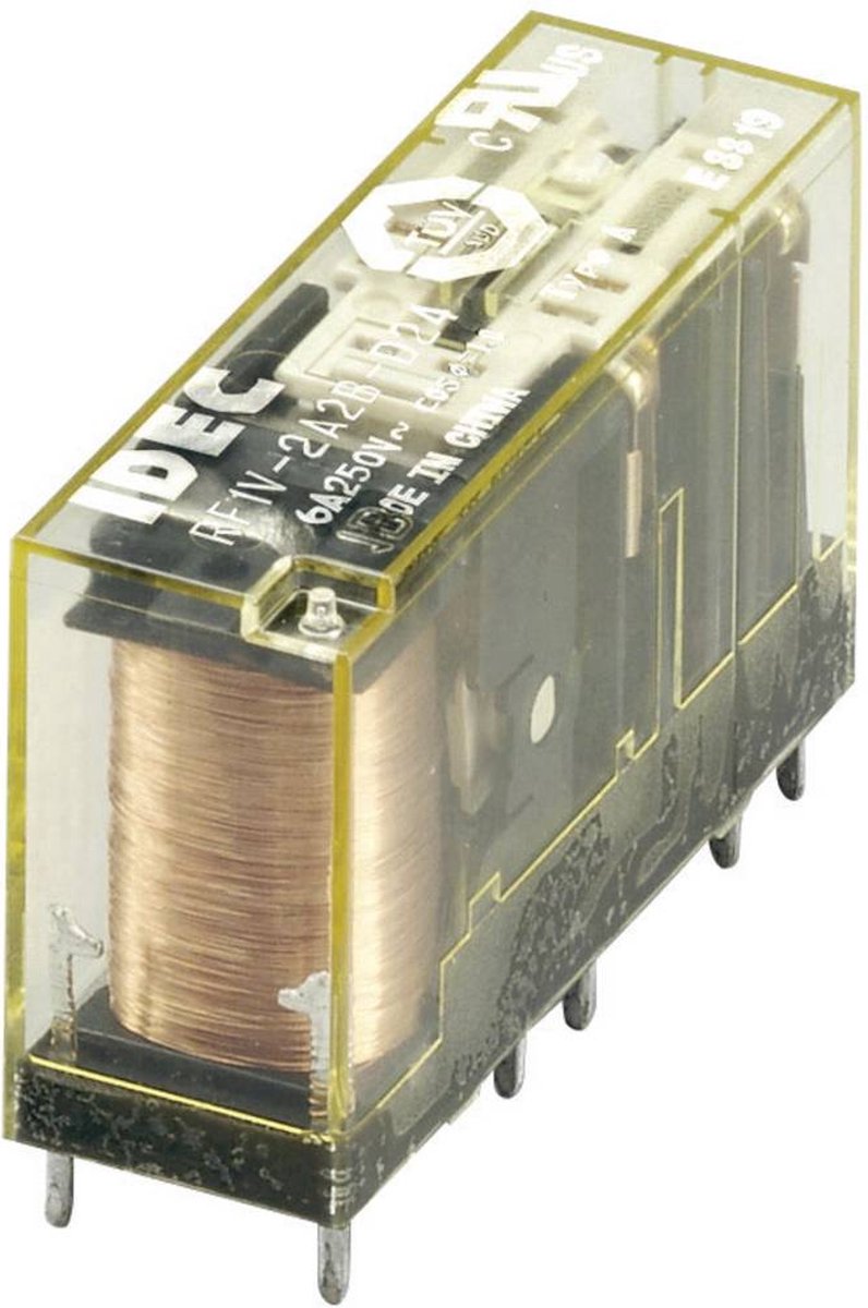 Idec RF1V-3A1BL-D24 Relais pour circuits imprimés 24 V/DC 6 A 3 NO (T), 1 NF (R) 1 pc(s)