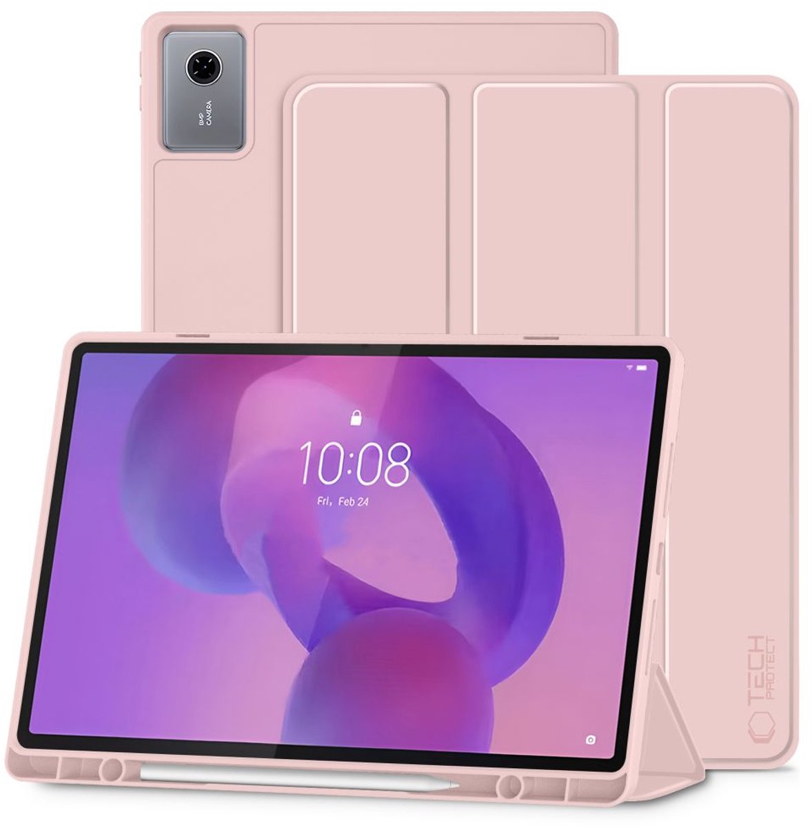 Tech-Protect SmartCase Pen for Lenovo Idea Tab Plus 12.1 TB-361 - Pink