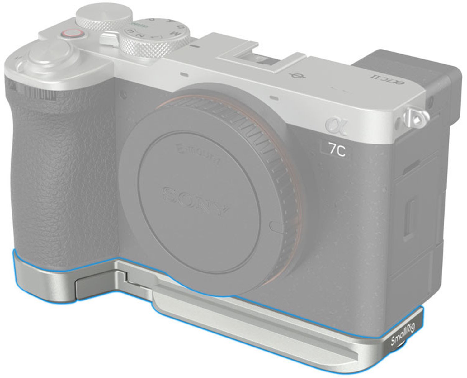 SmallRig 4439 Bottom Mount Plate for Sony A7CII / A7CR (Silver)