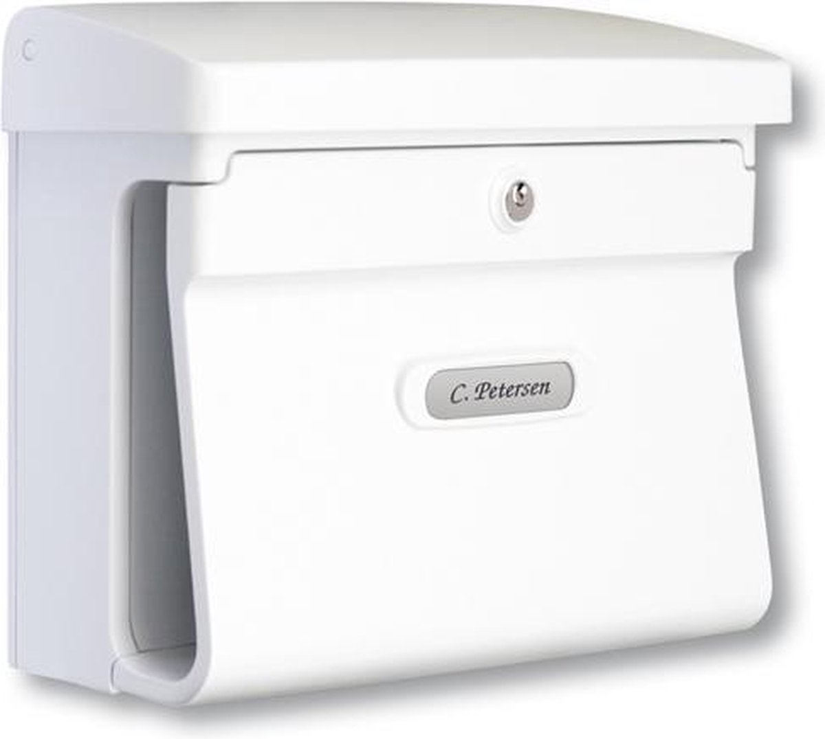 Burg Wächter 12590 BREMEN 885 W Boîte aux lettres plastique blanc avec serrure à clé