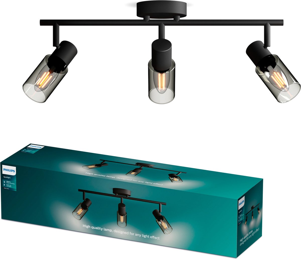 Philips Palms 8720169299313 Spot de plafond E14 75 W noir