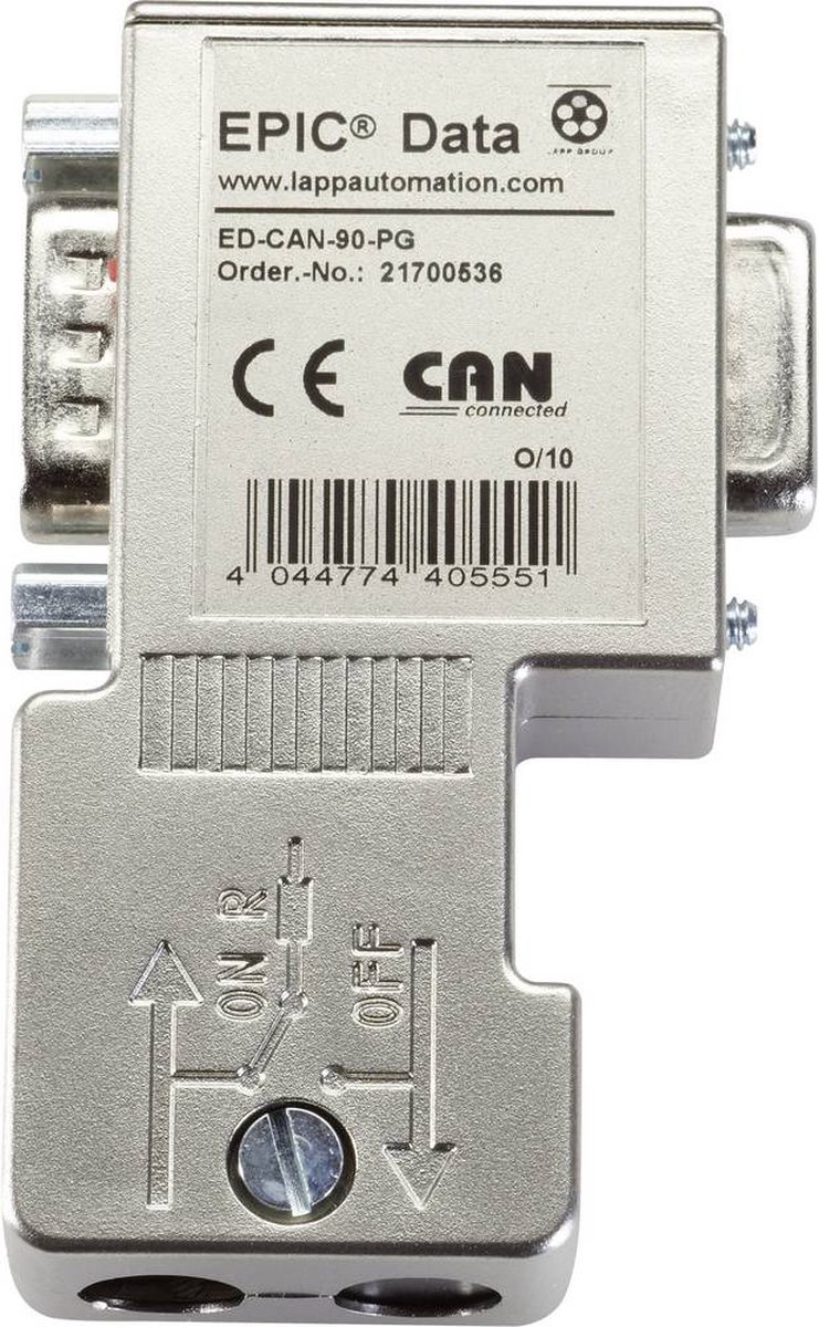 Connecteurs EPIC® Data CAN-Bus à 90° 1 pc(s) LAPP EPIC® ED-CAN-90-PG 21700536