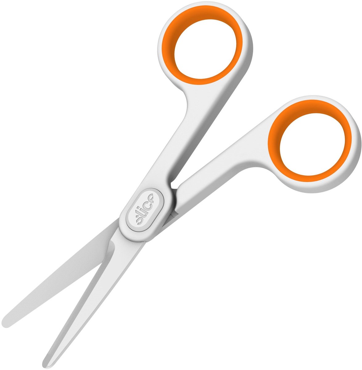Slice 10544 Ciseaux universels gauchers, droitiers 141 mm blanc, orange