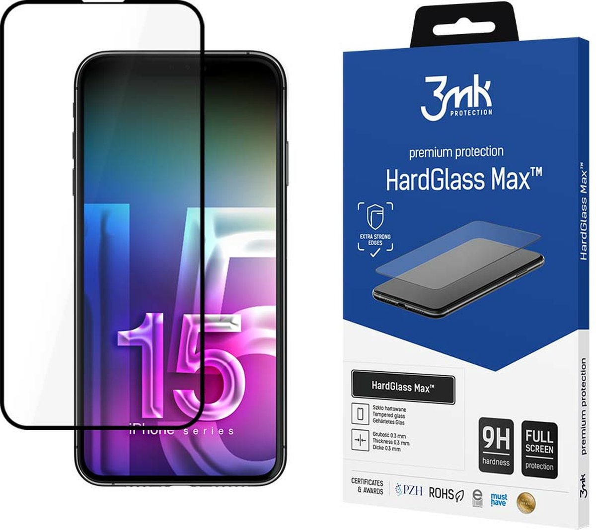 3mk Apple iPhone 15 Plus - HardGlass Max™