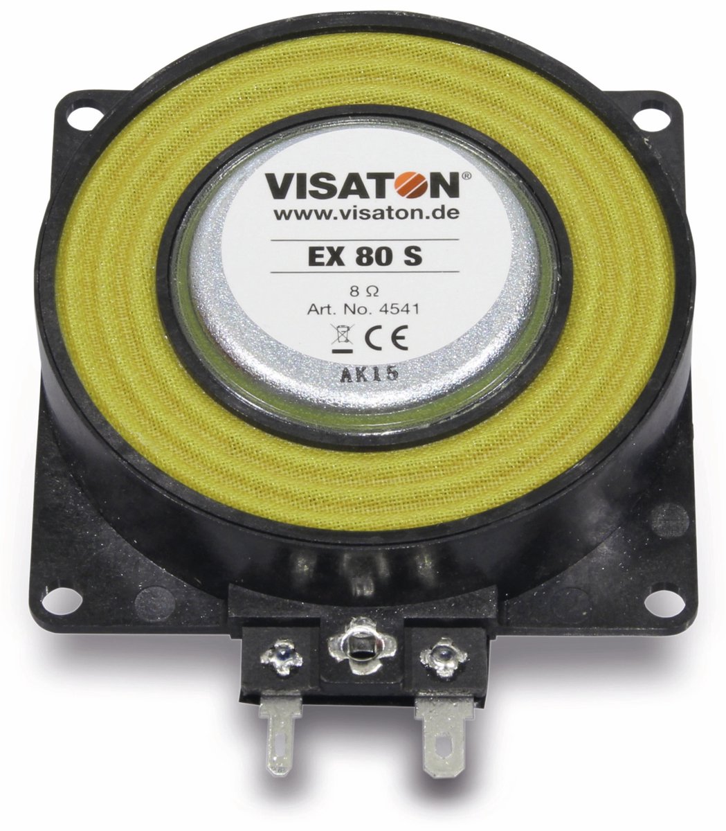 Visaton EX 80 S - 8 Ohm 80 cm Excitateur électrodynamique 50 W 8 Ω