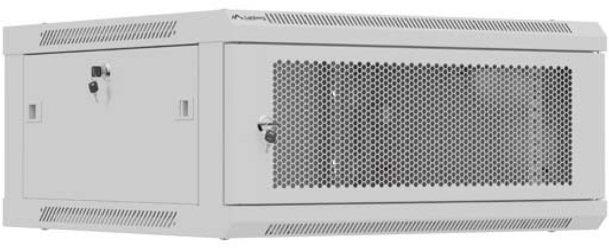 Lanberg WF01 Series - rack - 600x600 flat pack with perforated door - 4U