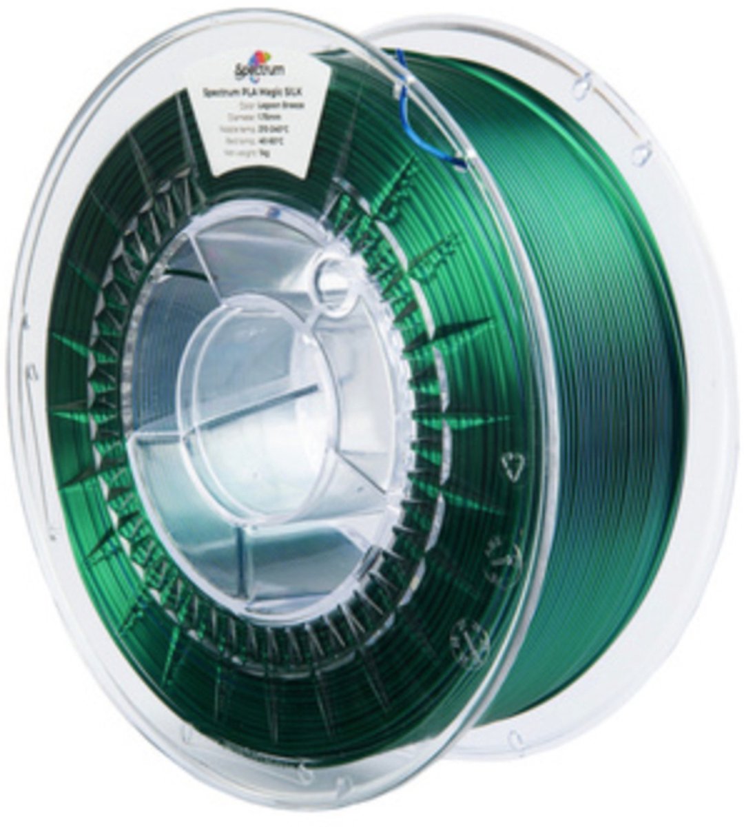 Spectrum 3D Filament / PLA Magic SILK / Lagoon Breeze / ⌀ 1.75 mm / 1 kg