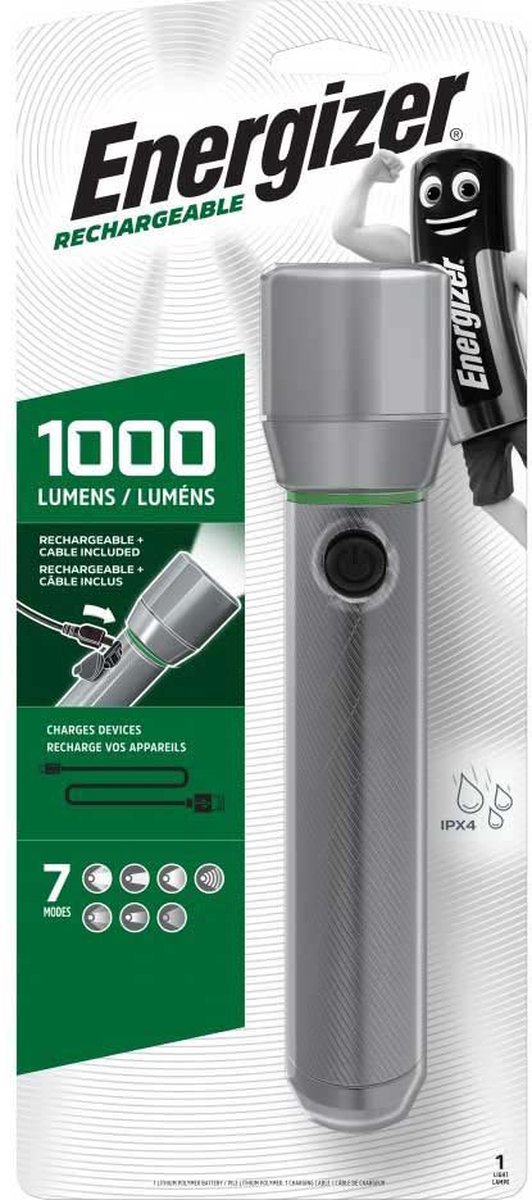 Lampe de poche Energizer Vision HD LED à batterie 1200 lm 374 g