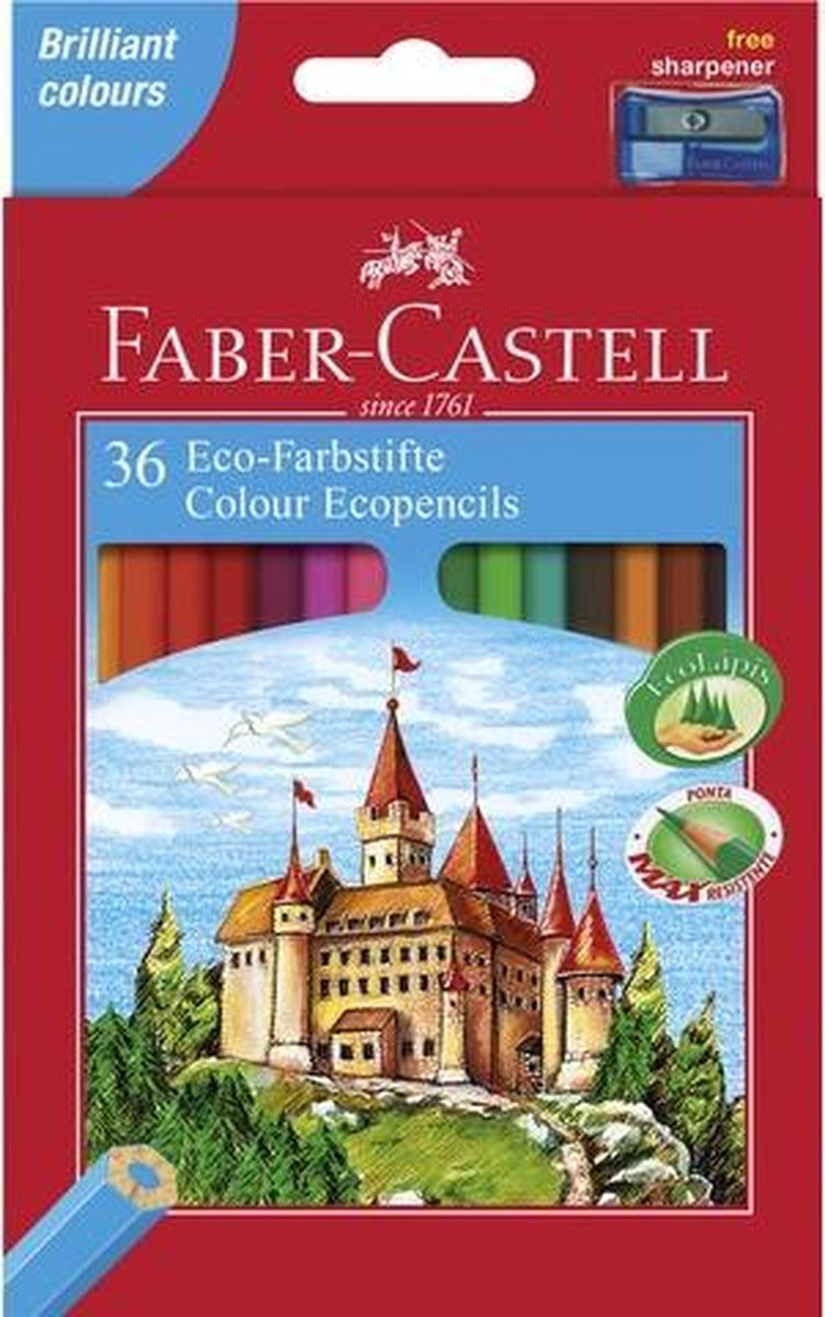 Faber-Castell Farveblyant slot m36/ass