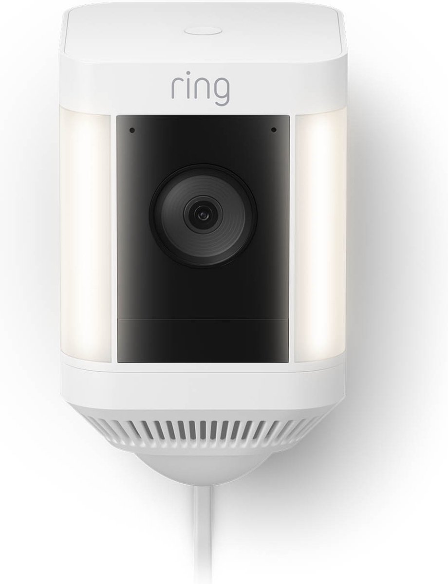 8SH1S2-WEU0 ring Spotlight Cam Plus - Plug-In - White Wi-Fi IP Caméra de surveillance 1920 x 1080 pixels