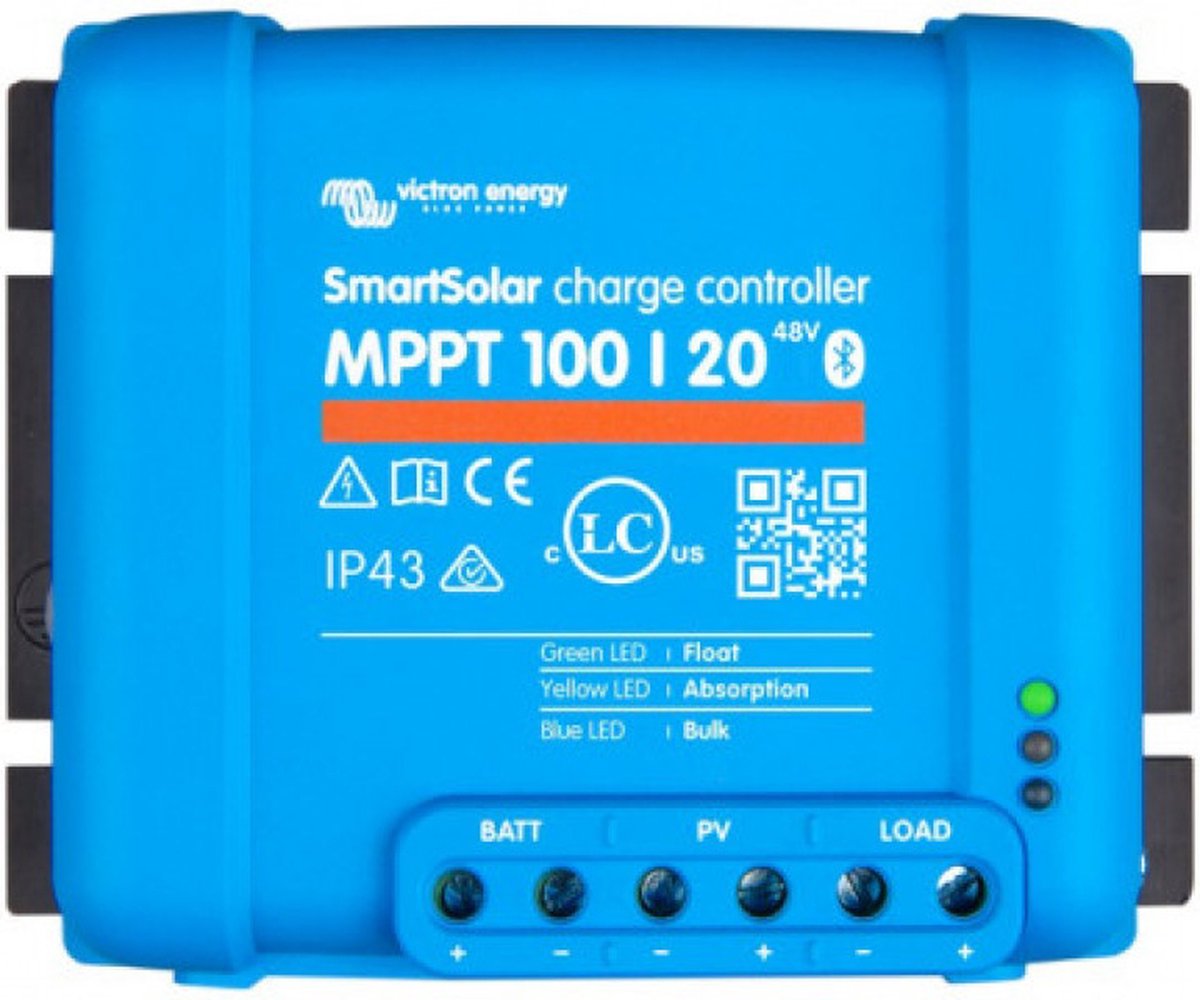 Victron Energy MPPT 100/20-48 Régulateur de charge solaire MPPT 48 V 20 A