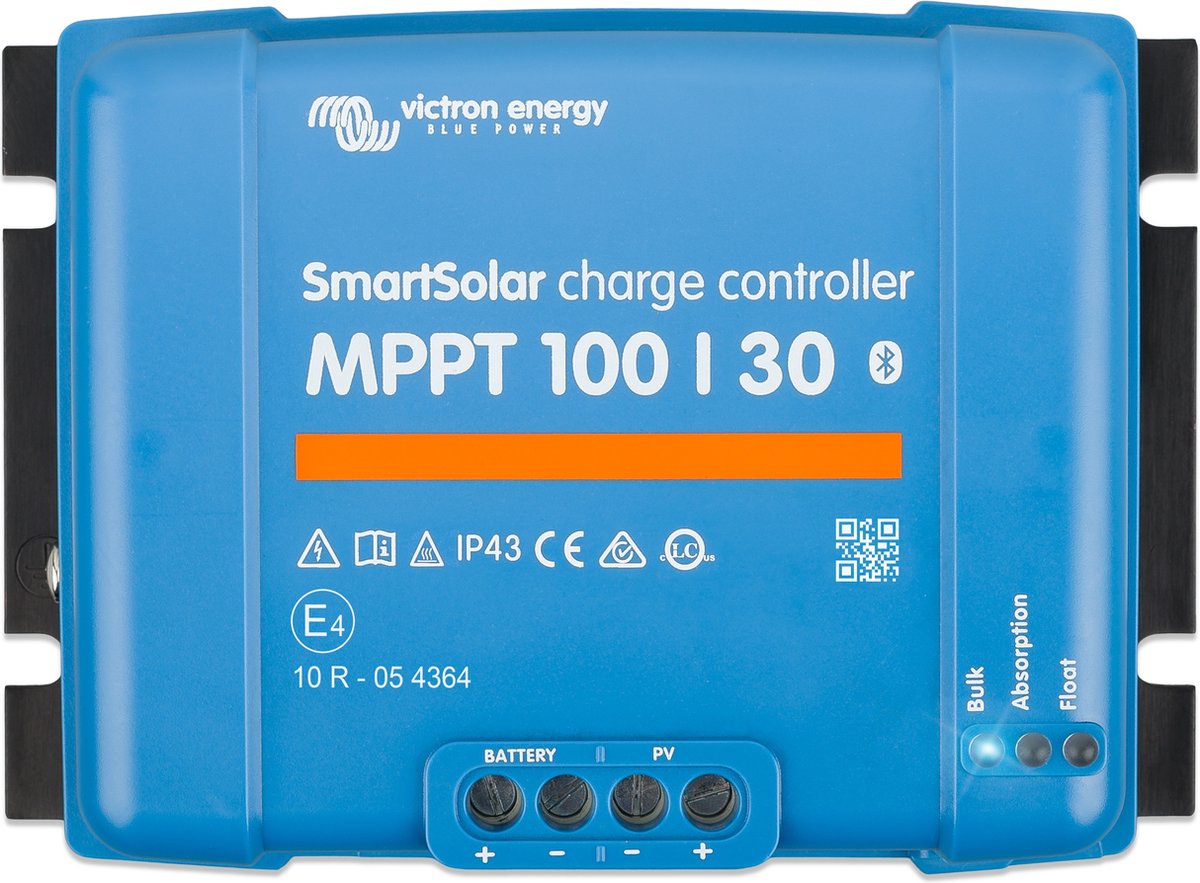 Victron Energy SmartSolar MPPT 100/30 Régulateur de charge solaire MPPT 12 V, 24 V 30 A