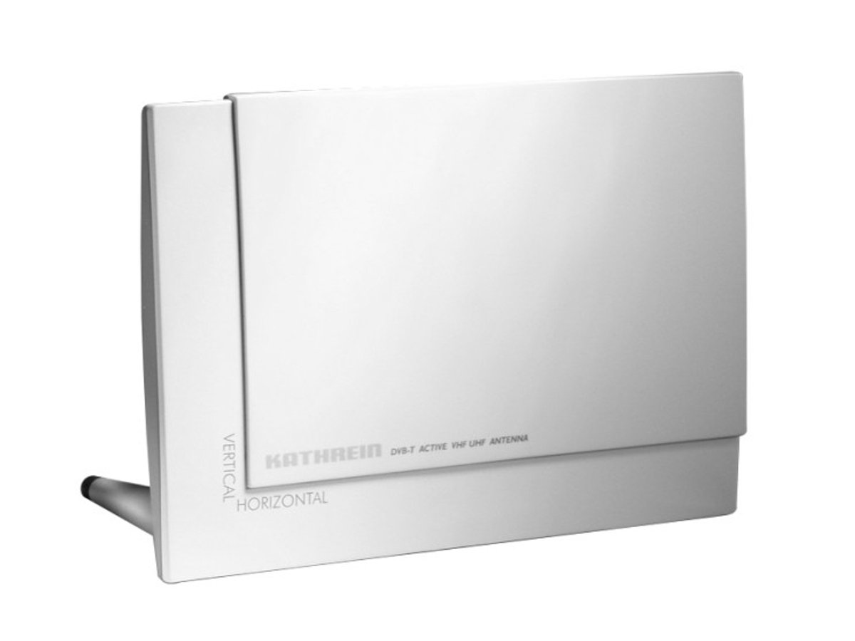 Antenne plate DVB-T/T2 active Kathrein BZD 30 intérieure 18 dB blanc