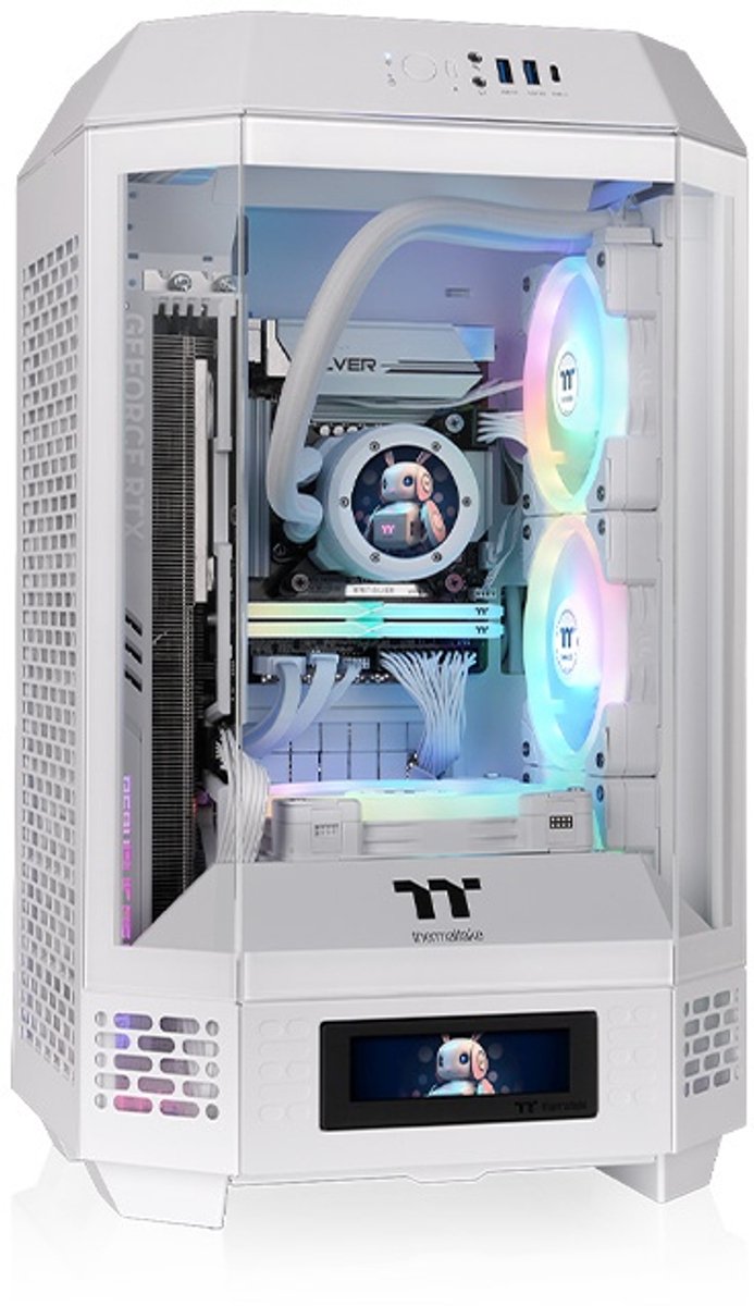 Thermaltake The Tower 250 - Kabinet - Tower - Hvid