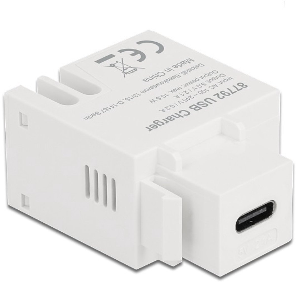 DeLOCK Power Adapter - 24 pin USB-C - 10.5 Watt