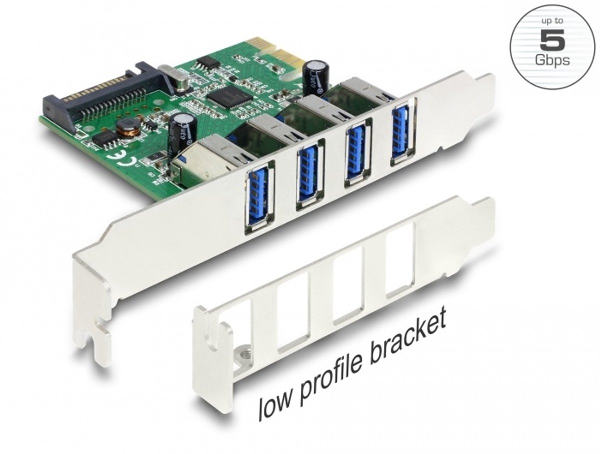DeLOCK PCI Express Card > 4 x USB 3.0