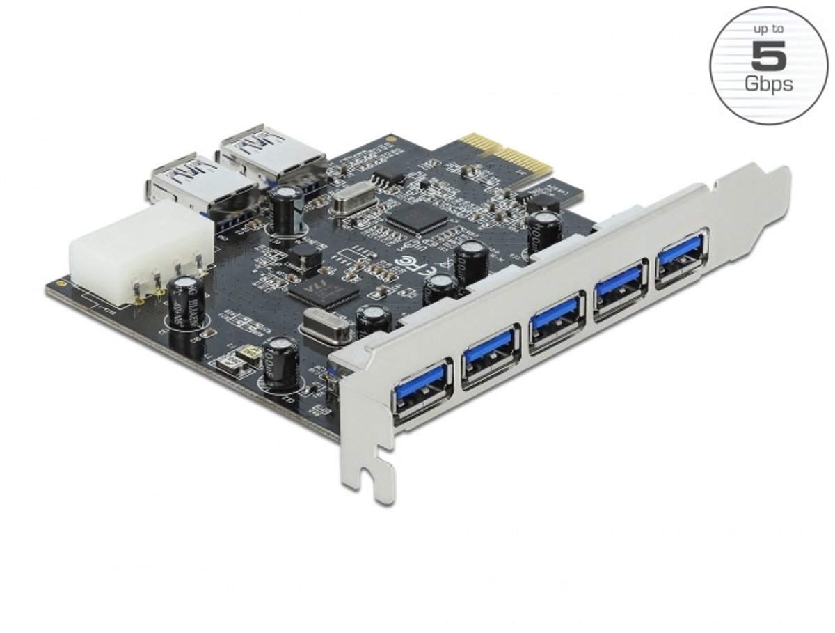 DeLOCK PCI Express Card > 5 x External + 2 x Internal USB 3.0