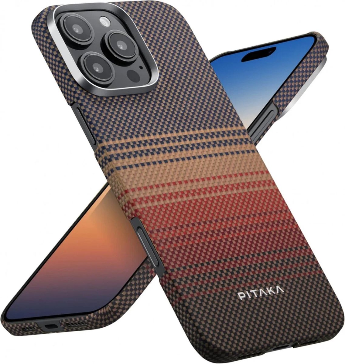 PITAKA Tactile Woven Case Sunset - iPhone 16 Pro