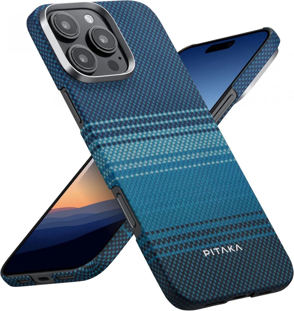 PITAKA Tactile Woven Case Moonrise - iPhone 16 Pro Max
