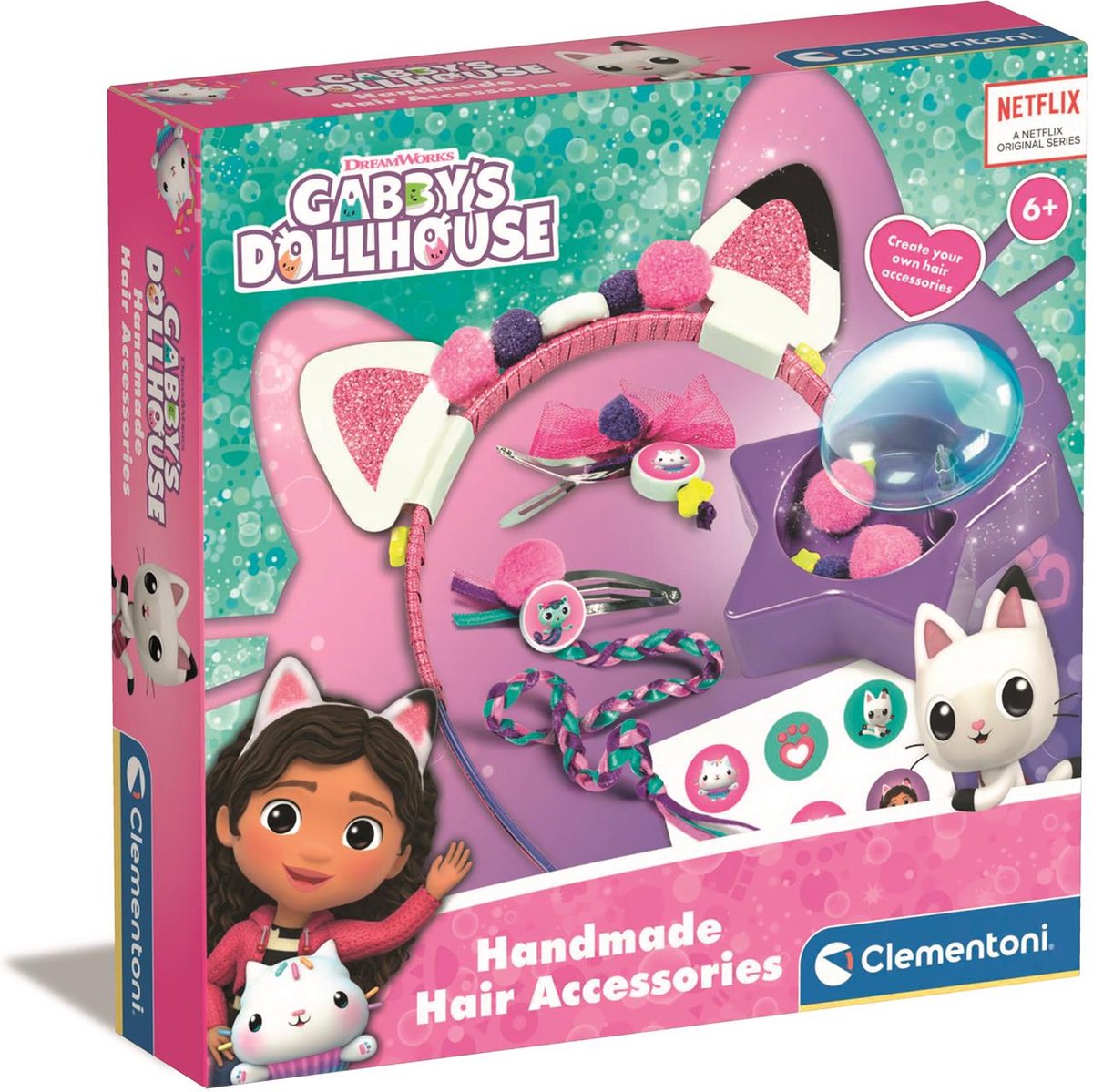 Clementoni Gabby's Dollhouse Hair Accessories Set