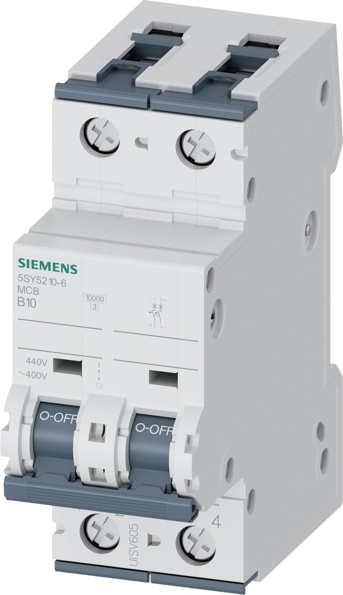 Siemens 5SY52106 5SY5210-6 Disjoncteur 10 A 230 V, 400 V