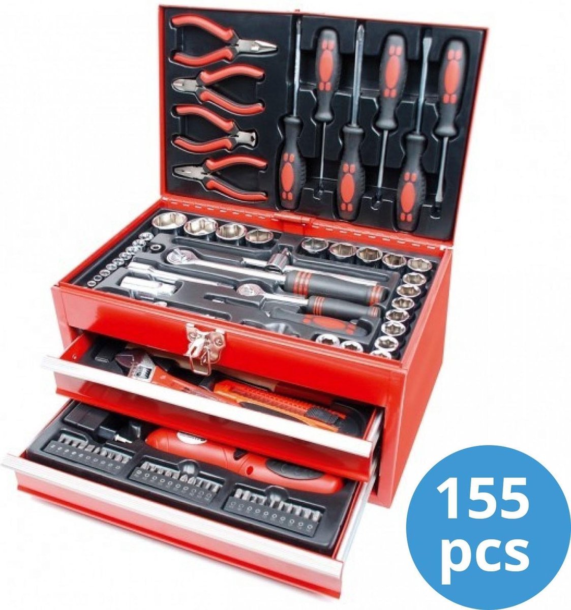 Jeu doutils Brüder Mannesmann M29066 156 pièces